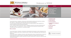 Desktop Screenshot of doktoraty.vizja.pl