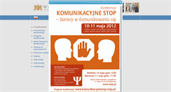 Desktop Screenshot of komunikacyjnestop.vizja.pl